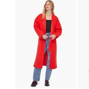 Wrap Front Double Knit Coat
